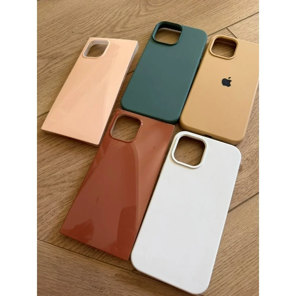 Apple iPhone‎ 13 Pro Max Case Bundle 5pc Tan Green White Peach Brown